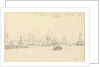 Portsmouth Dockyard, Portsmouth Harbour, 1821 by John Christian Schetky