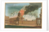 Greenwich Hospital - The Chapel burning, 2 January 1779 by E. Edye