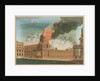 Greenwich Hospital - The Chapel burning, 2 January 1779 by E. Edye