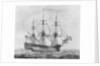 British 90-gun ship, 1766-1777 by Robert Pollard