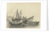 Peter boats at Greenwich by Edward William Cooke