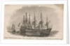 Portraits of two Russian ships by J. Baily