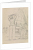 Deck scene with men relaxing and another looking up to the rigging by Robert Streatfeild