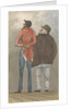 Two figures, one tall and thin, the other shorter and plump, seen from behind by Robert Streatfeild