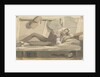 Full length view of man relaxing on a bunk reading a book by Robert Streatfeild
