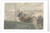 Two sailors on an upper deck, seen from below by Robert Streatfeild
