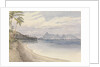 Eimeo [Moorea] from near Papeiti [Tahiti, Society Islands], Augt 25th 1849 by Edward Gennys Fanshawe