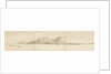 Panorama of Raiatea, Septr 1st 1849. Tahaa to the right [Society Islands] by Edward Gennys Fanshawe
