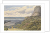 Bora bora [Society Islands], from a ruined native fort above the chief village on the East side of the island, Septr 5th 1849 by Edward Gennys Fanshawe