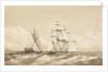 Double canoe off Moalu, Feejee Islands, Septr 26th 1849 [Fiji] by Edward Gennys Fanshawe