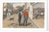 Mr Rust, editor the "Pacific Star", and his brother, Dr Rust, outside a saloon in Sacramento City [California], September 1851 by Edward Gennys Fanshawe