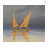 A lateen-rigged Portuguese sailing vessel, Lisbon, 1856 [Portugal] by Edward Gennys Fanshawe