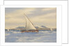 Fishing boats off the Rock of Lisbon, Decr 24th 1856 [Portugal] by Edward Gennys Fanshawe