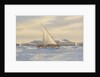Fishing boats off the Rock of Lisbon, Decr 24th 1856 [Portugal] by Edward Gennys Fanshawe