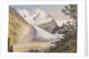 Piz Bernina, Scerscen, Roseg... Sella & Gluschaint and Tschierva &... Roseg Glaciers from the path leading to Alp Ota, 1880 [Switzerland] by Edward Gennys Fanshawe