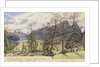 The villages of Silvaplana and Campfer, the Lake of Silvaplana and the Piz della Margna, Engadine [with] The Piz Julier, 1880 [Switzerland] by Edward Gennys Fanshawe