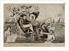 Neptune drawn by Sea Horses... by Stampa & Son