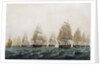 British frigates off the island of Lissa in the Adriatic, 13 March 1811 by Thomas Whitcombe