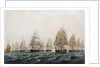 British frigates off the island of Lissa in the Adriatic, 13 March 1811 by Thomas Whitcombe