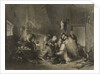 This View of the Interior of Longstone Lighthouse, Fern Islands, Grace Darling and her parents administering to the unfortunate survivors Saved from the wreck of The 'Forfarshire' Steam Packet on the 7th September, 1838... by H.P. Parker