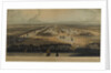 An elevated view of the West India Docks by William Daniell