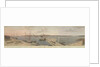 Vue panoramique de la Ville de Riga pris de l'autre cote du pont dans la Maison de Douanier by F. Fielker