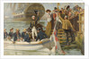 Good-Bye My Lads!' Nelson leaving Portsmouth to sail for Trafalgar on the 'Victory by Fred Roe