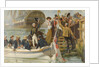 Good-Bye My Lads!' Nelson leaving Portsmouth to sail for Trafalgar on the 'Victory by Fred Roe
