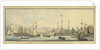 The embarkation of His Majesty George the Fourth, on board the Royal George Yacht. Off Greenwich to visit his Scottish Dominions 10 Augt. 1822 by John Thomas Serres