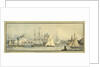The arrival of His Majesty George the Fourth at Gravesend, after having visited Edinburgh. 1st September 1822 by John Thomas Serres