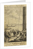 View of the 'Justitia' prison hulk with convicts at work near Woolwich, 1777 by unknown