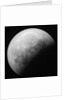Astronomical glass plate slide of the Moon lunar eclipse (1910) by Unknown