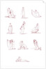 A compilation of Emma Hamilton's Attitudes in red by National Maritime Museum Photo Studio after Frederick Rehberg