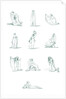 A compilation of Emma Hamilton's Attitudes in green by National Maritime Museum Photo Studio after Frederick Rehberg