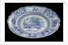 Dinner plate of the 'Arctic Scenery' pattern by Unknown
