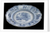 Dinner plate of the 'Arctic Scenery' pattern by Unknown