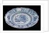 Dinner plate of the 'Arctic Scenery' pattern by Unknown