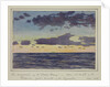 An impression of the ' Green Flash' seen at sunset in the tropics, just south of the equator, Nov 1925 by Sir Alister Hardy