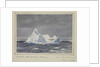 Iceberg with penguin rookery - near Bouvet Island, Nov 1926 by Sir Alister Hardy
