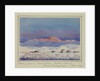 Evening glow on Mount Parry, Brabant Island, Palmer Archipelago, March 1927 by Sir Alister Hardy
