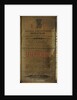 Playbill produced on board HMS 'Intrepid' during the Franklin Search Expedition by Melville Island Press