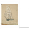 Three-masted sailing vessel in Sydney by John Everett