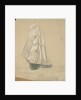 Three-masted sailing vessel in Sydney by John Everett