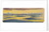 Seascape, dark blue and yellow and brown cloud by John Everett