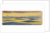 Seascape, dark blue and yellow and brown cloud by John Everett