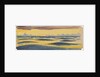 Seascape, dark blue and yellow and brown cloud by John Everett