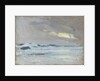Green waves breaking on a beach by John Everett
