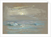 Seascape. Moonlight over a calm sea by John Everett