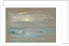 Seascape. Moonlight over a calm sea by John Everett