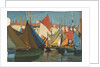 La Rochelle: fishing boats in the harbour by John Everett